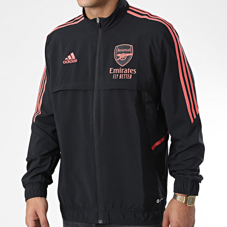 Adidas Sportswear - Arsenal HC1247 Giacca con zip a righe nere