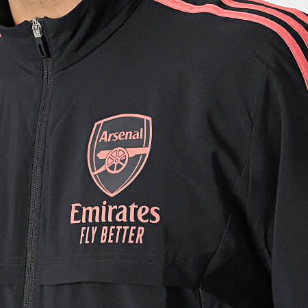Adidas Sportswear - Arsenal HC1247 Giacca con zip a righe nere
