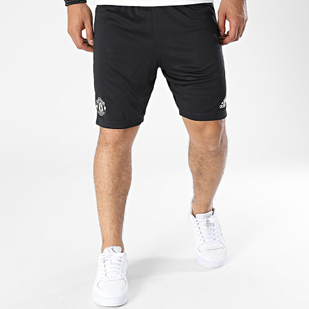 Adidas Sportswear - Short Jogging A Bandes Manchester United HE6684 Noir