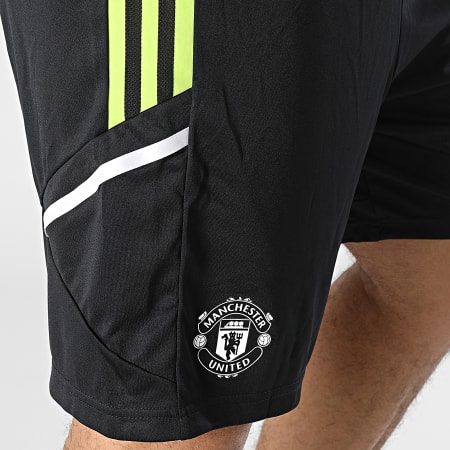 Adidas Sportswear - Short Jogging A Bandes Manchester United HE6684 Noir