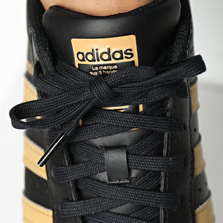 Adidas Originals - Sneakers Superstar HP5498 Core Black Magic Beige Cloud White