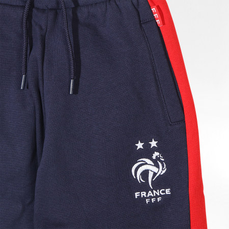 FFF - Pantalones de chándal para niños con abanico de rayas F22051 Azul marino