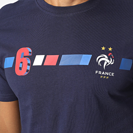 FFF - Tee Shirt POGBA N 6 Bleu Marine