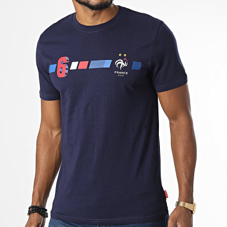 FFF - Camiseta POGBA N 6 Azul Marino
