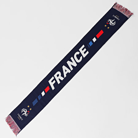 FFF - Echarpe France Stripes Bleu Marine