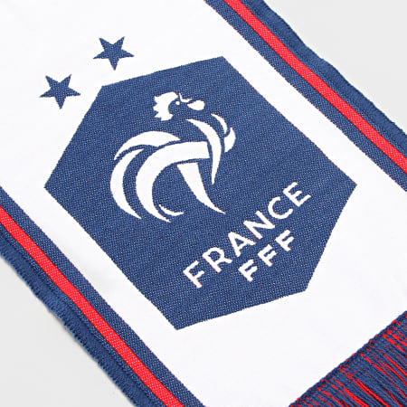 FFF - Echarpe France Bleu Marine Blanc