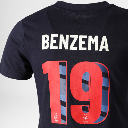 FFF - Camiseta niño Benzema Azul Marino