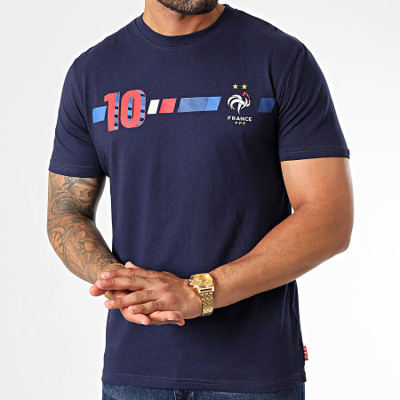 Foot - Tee Shirt MBAPPE N 10 Bleu Marine
