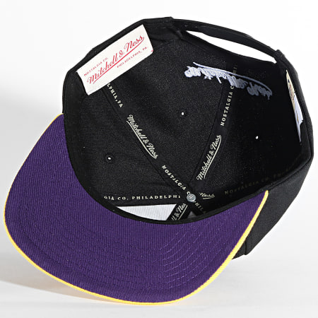 Mitchell and Ness - Los Angeles Lakers Core Basic Snapback Cap nero giallo