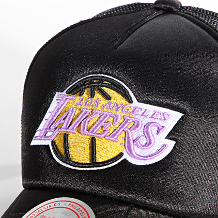 Mitchell and Ness - Casquette Trucker NBA Basic Los Angeles Lakers Noir