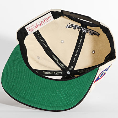 Mitchell and Ness - Casquette Snapback NBA 50th Chicago Bulls Beige