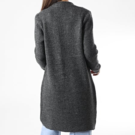 Only - Cardigan Femme Jade Gris Anthracite Chiné