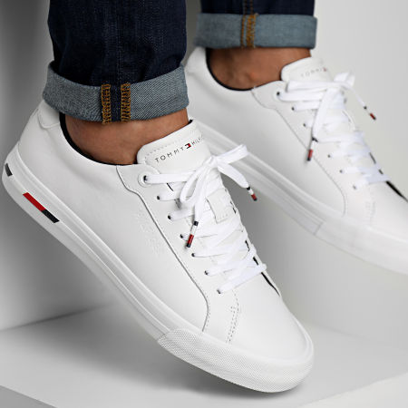Tommy Hilfiger - Sneakers Vulc Modern Leather 4313 Bianco