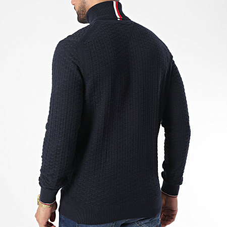 Tommy Hilfiger - Pull Exaggerated Structure 8111 Bleu Marine