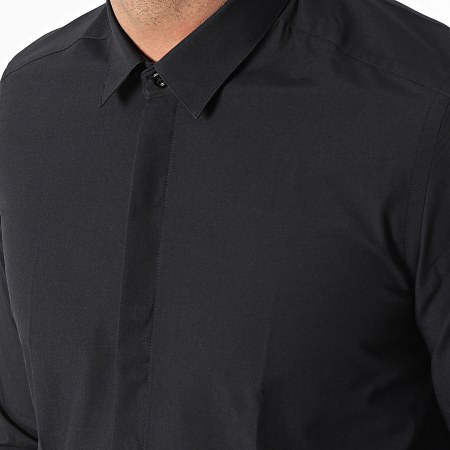 Armita - PCH-903 Camicia a maniche lunghe nera