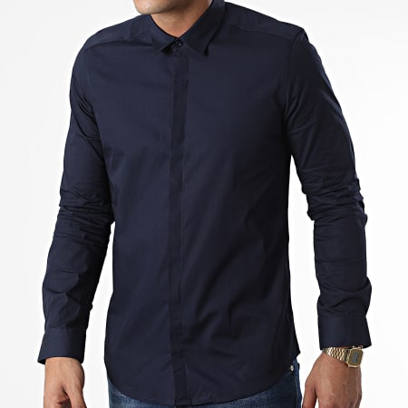 Armita - Camisa de manga larga PCH-903 Azul marino