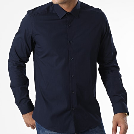 Armita - PCH-901 Camisa de manga larga Azul marino