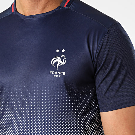 FFF - Tee Shirt De Sport Bleu Marine