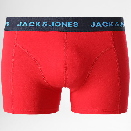 Jack And Jones - Set De 3 Boxers 12211159 Rojo Negro Azul Marino