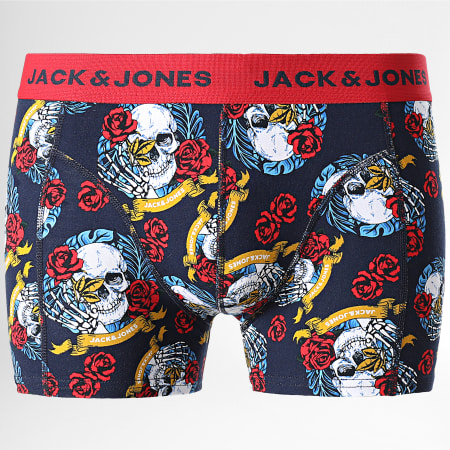 Jack And Jones - Set De 3 Boxers 12211159 Rojo Negro Azul Marino