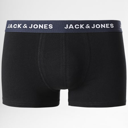 Jack And Jones - Lot De 2 Paires de Chaussettes Et 2 Boxers 12214266 Noir Blanc