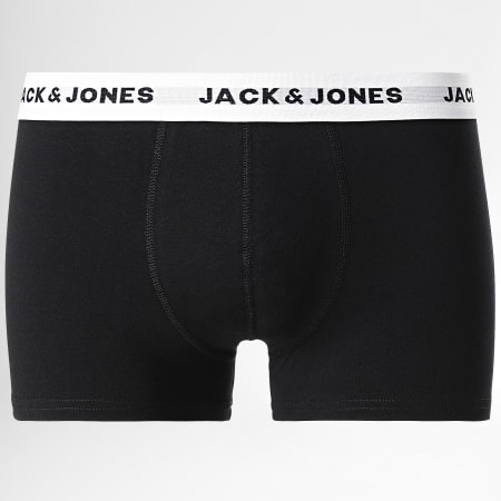 Jack And Jones - Lot De 12 Boxers Huey Blanc Noir