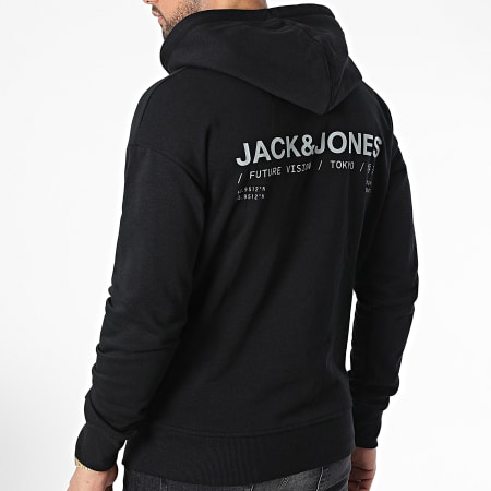 Jack And Jones - Sudadera con capucha Mono Vision Negra