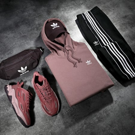 Adidas Originals - Felpa con cappuccio Essential HK0100 Rosa