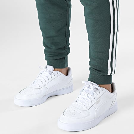 Adidas Originals - HK7299 Pantaloni da jogging a 3 strisce verdi