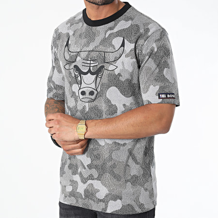 BOSS - Tee Shirt Chicago Bulls Camouflage 50483108 Gris