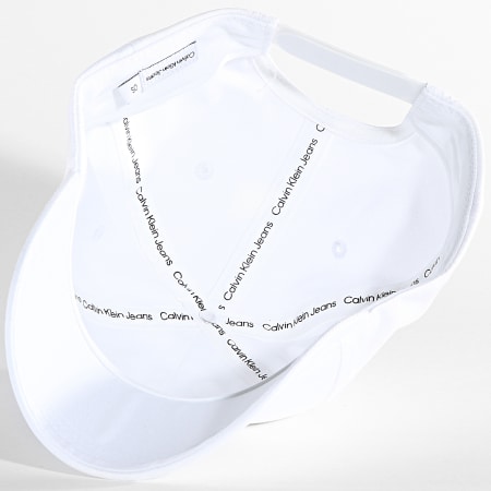 Calvin Klein - Cappello da baseball istituzionale 9918 bianco