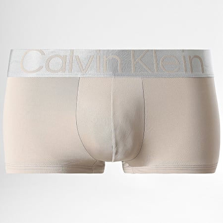 Calvin Klein - Juego De 3 Boxers NB3074A Negro Beige Burdeos