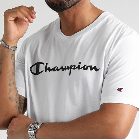 Champion - Tee Shirt 217835 Blanc
