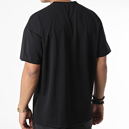 Frilivin - Tee Shirt Oversize Large Poche Noir