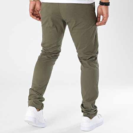Indicode Jeans - Gower Pantaloni Chino 65-159ZA Verde Khaki