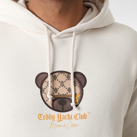 Teddy Yacht Club - Sweat Capuche Maison Couture Beige Limited Edition Beige