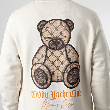 Teddy Yacht Club - Sweat Crewneck Maison Couture Beige Limited Edition Beige Vintage