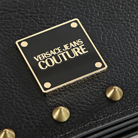 Versace Jeans Couture - Cartera de mujer Tachuelas Revolution 73VA5PEB-ZS413 Negro Oro