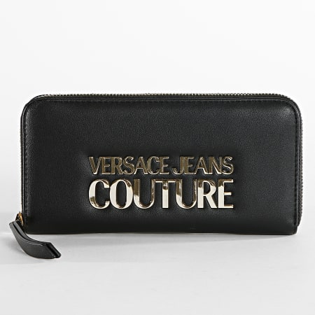 Versace Jeans Couture - Portefeuille Femme Lock Lock 73VA5PL1-ZS412 Noir Doré