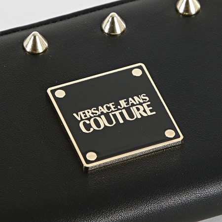 Versace Jeans Couture - Cartera de mujer Tachuelas Revolution 73VA5PE1-ZS412 Negro Oro