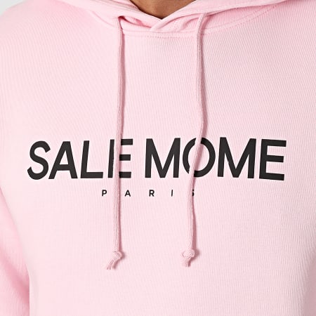Sale Môme Paris - Sweat Capuche Nounours 2 Rose Noir
