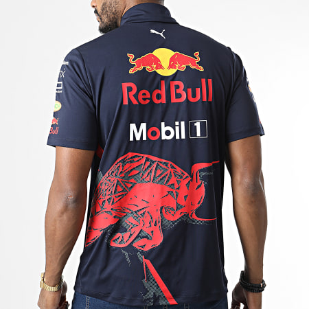 Puma - Polo Red Bull Racing a maniche corte 763265 Blu navy