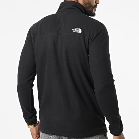 The North Face - A55HL Giacca con zip in pile nero