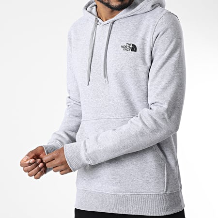 The North Face - Sweat Capuche Simple Dome Gris Chiné