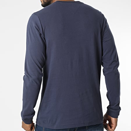 Tommy Jeans - Lot De 2 Tee Shirts Manches Longues 3228 Noir Bleu Marine
