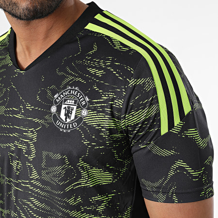 Adidas Performance - Manchester United Sports Tee HE6682 Negro Verde