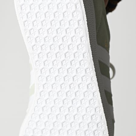 Adidas Originals - Sneakers Gazelle GX2206 Lino Verde Nuvola Bianco Oro Metallizzato