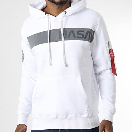 Sudadera nasa blanca top
