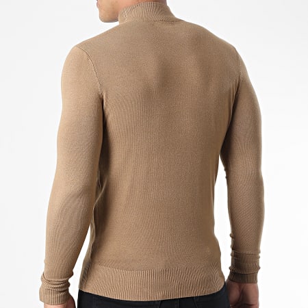 Classic Series - Pull Col Cheminée 665 Beige