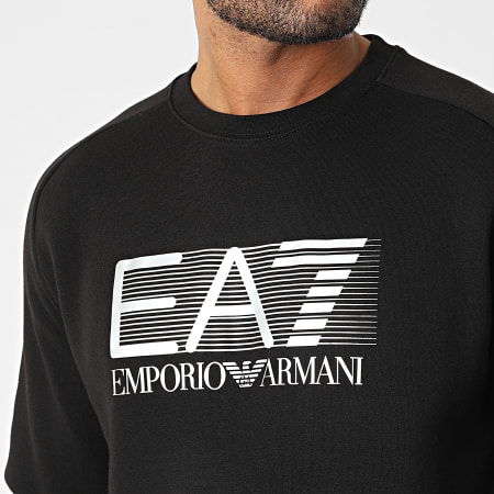 EA7 Emporio Armani - Sudadera cuello redondo 6LPV60 Negro